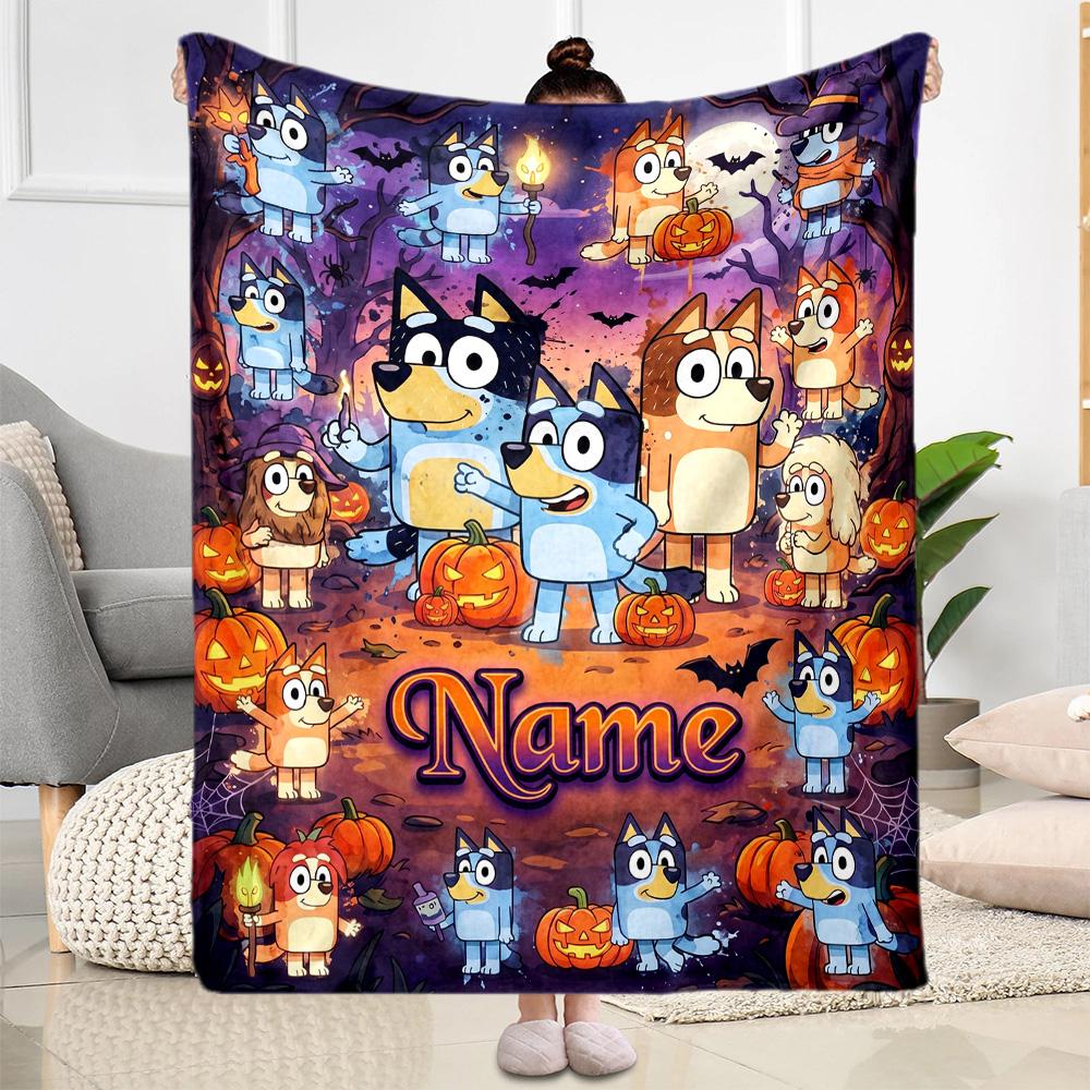 Christmas Football Celebration Personalized Name Blanket Throw Customizable Blanket Comfortable for Office Chair Bedding Sofa Office