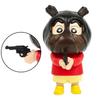 Crayon Shinchan Pvc Action Figure With Gun Robber Anime Collectible Toy For Fans