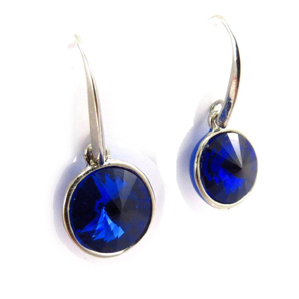Les Trésors De Lily [J6808] - Sapphire Blue 'Sissi' Designer Earrings