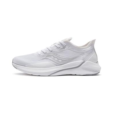 Humming 2 Pantofi de alergare cu șireturi, cu amortizare din material textil, durabili, respirabili, ușori, cu vârf jos, pentru bărbați, pantofi de alergare, alb S28181-2