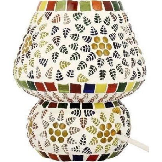 

Мозаичная настольная лампа в форме купола (Разноцветный)