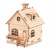 Puzzle 3D Trójwymiarowe Puzzle Drewniany Model Puzzle Pozytywka DIY Mały Domek 70mm * 70mm * 105mm