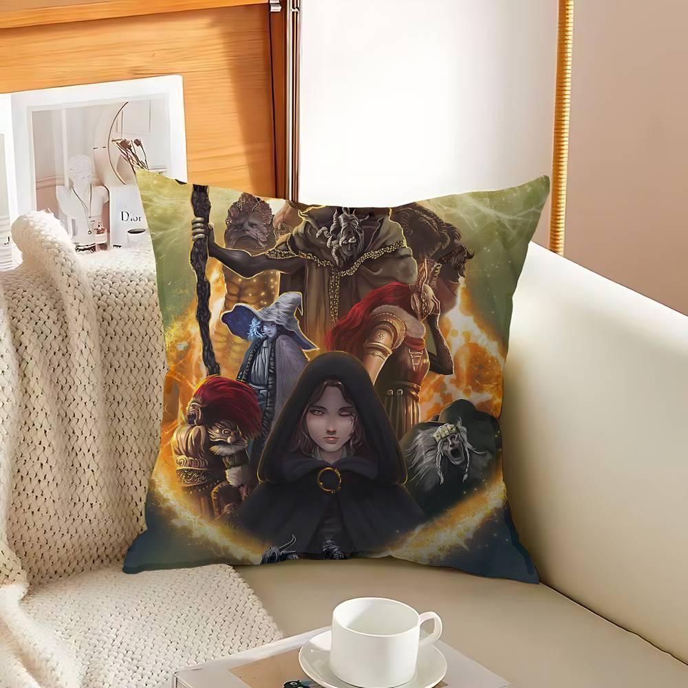 ELDEN RING Movie Pillow Cover for Bedroom Room and Living Room Sofa Decorative Cushion Cover