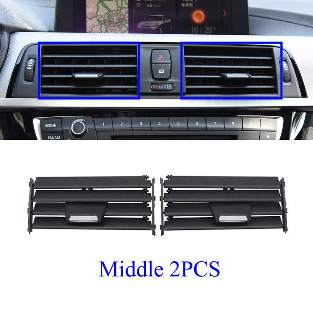 Dash Middle Center Air Vent Repair Kit AC Vent Outlet Grille Slide Clip For BMW 1 2 3 4 Series F30 F31 F34 F20 F21 F22 F32 F33