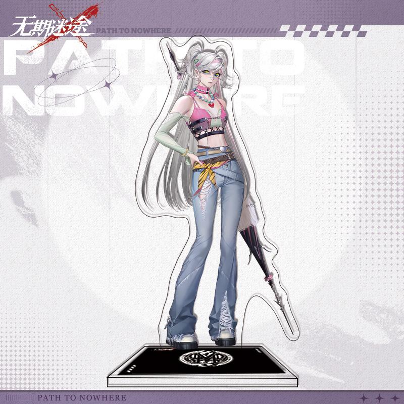 Fans Gift Charm Game Anime Path to Nowhere HD Figures Zoya Hamel Demolia Acrylic Stand Series Desk Decor Collection About 15cm