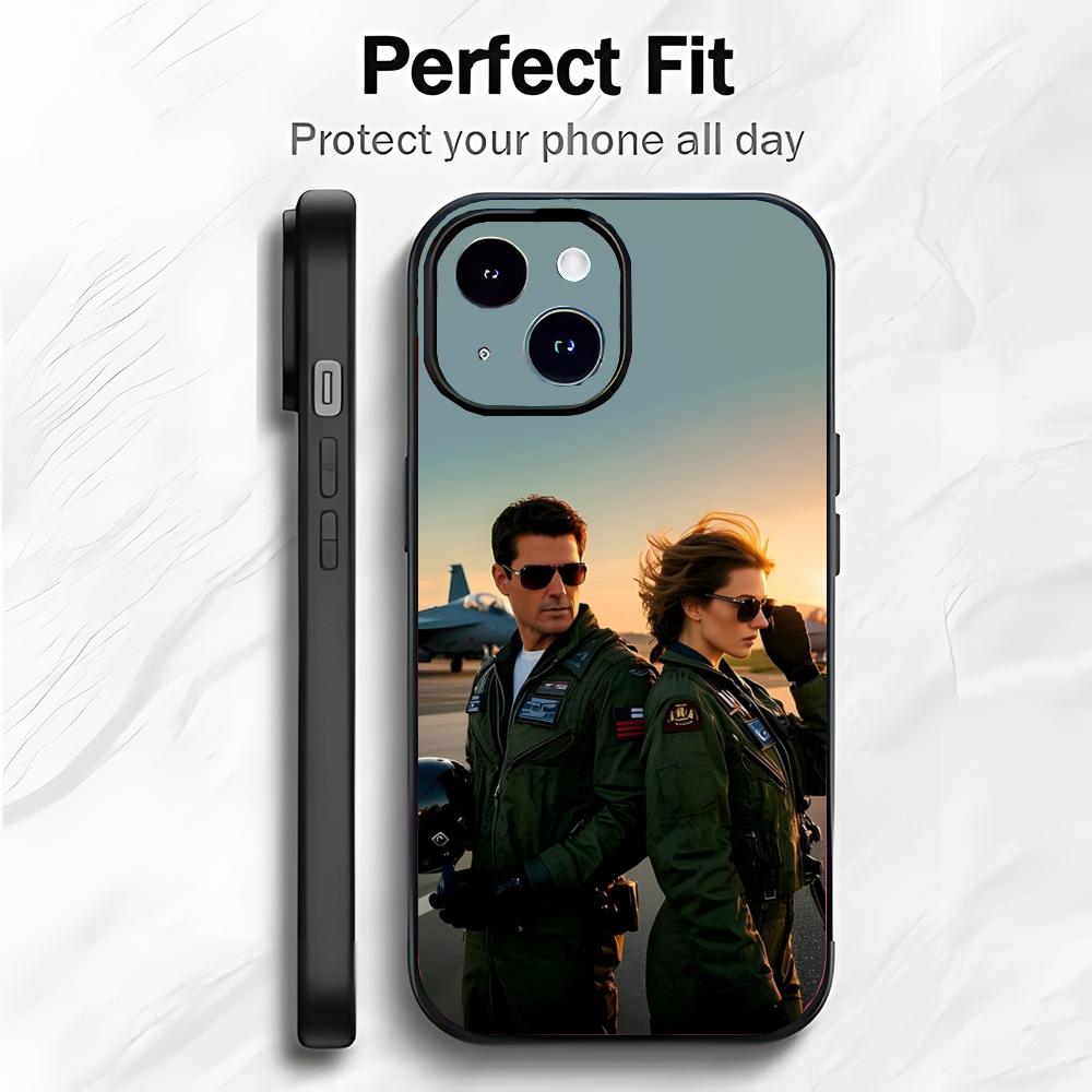 Classic American Movie T-Top Gun Phone Case Phone Case Soft Packaging Lightweight For iPhone17 16 15 14 13ProMax