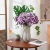 Real Touch Artificial Hydrangea Flower 27.5" Full Fake Hydrangea Flower Lifelike Faux Silk Hydrangeas for DIY Wedding Bouquet Spring Indoor Home