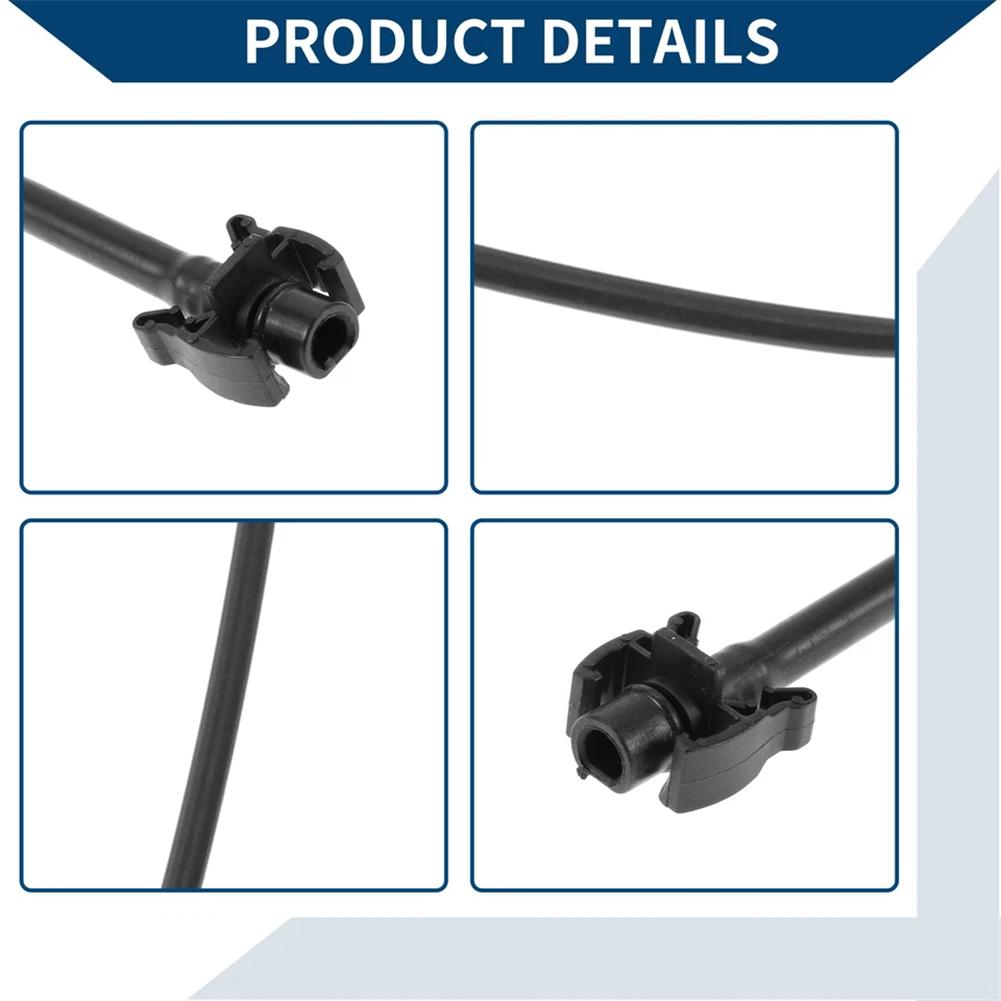 Radiator Scavenging Rubber Hose Car Return Water Hose Compatible with For 206 207 For C2 OEM 1323Y2 Black Plastic