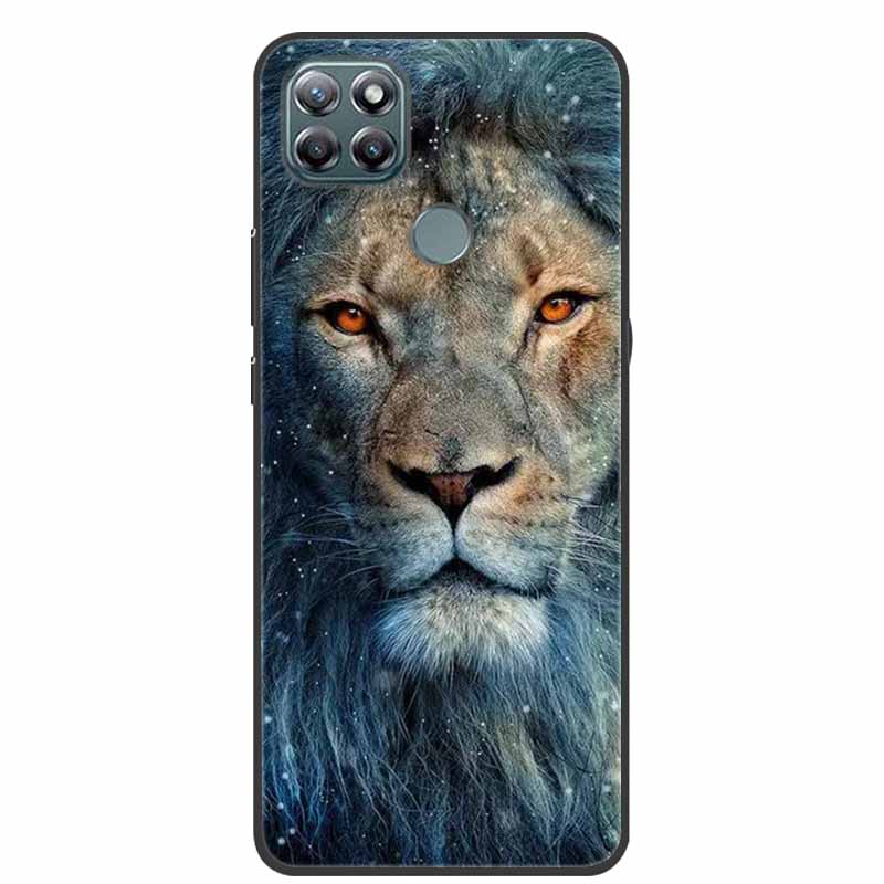 Für Lenovo K12 Pro Hülle Weiches Silikon Wolf Löwe TPU Rückabdeckungen für Lenovo K12Pro Handy Tasche Cartoon Schutzhüllen Hübsch