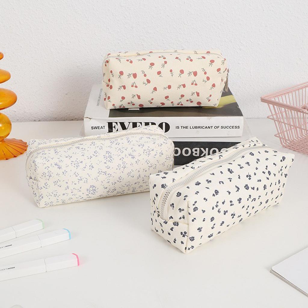 Bows Pencil Case Practical Pencil Bag Large Capacity Pen Case Makeup Bag Pen Pouch Aesthetic Pen Bag Pencil Organisers