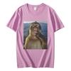 Thinking Funny Monkey Meme Graphic T Shirts Mens Womens High Street Fashion Trend Tshirt Summer Casual Loose Cotton Tshirts