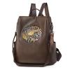 Schoolbag retro anti-theft backpack women's 1011 new soft leather women's bag casual versatile large-capacity travel bag tide