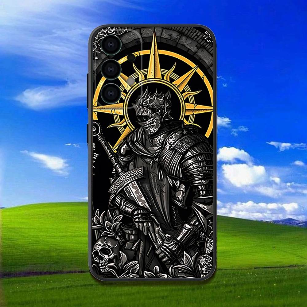 Phone Case For Samsung Galaxy A13,A21s,A22,A31,A32,A52,A53,A71,A80,D-Dark S-Souls Game Soft Black Shell
