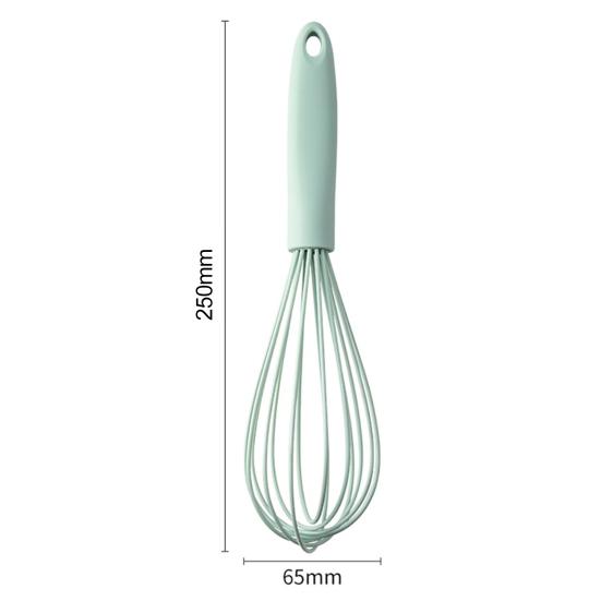 Egg Whisk Useful Hanging Hole Long Lasting Manual Silicone Cream Stirrer Milk Mixing Tool Kitchen Gadget