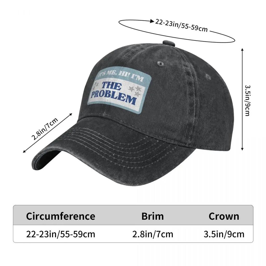 It's Me, Hi! I'm the Problem | Anti-Hero Baseball Cap Hat Man Luxury Icon Funny Hat Women Hat Men'S