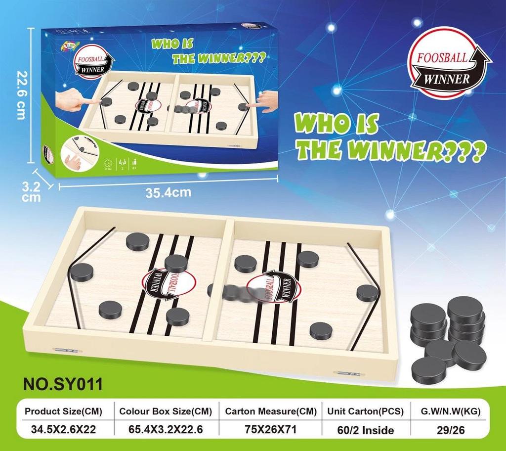 Bouncy Chess Ice Hockey Bumper Table Game