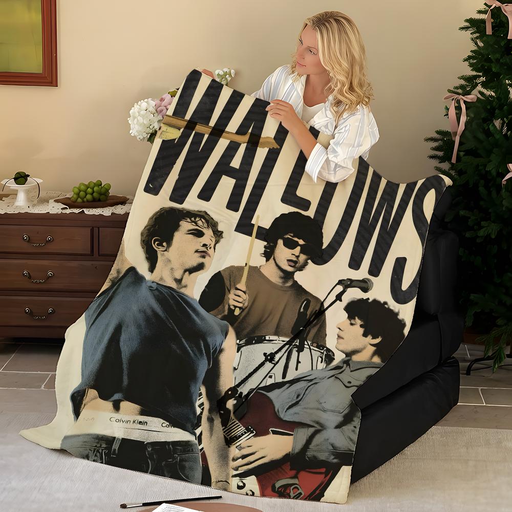 Music W-Wallows Throw Flannel Blanket, Soft Warm, Durable & Washable cute Cool