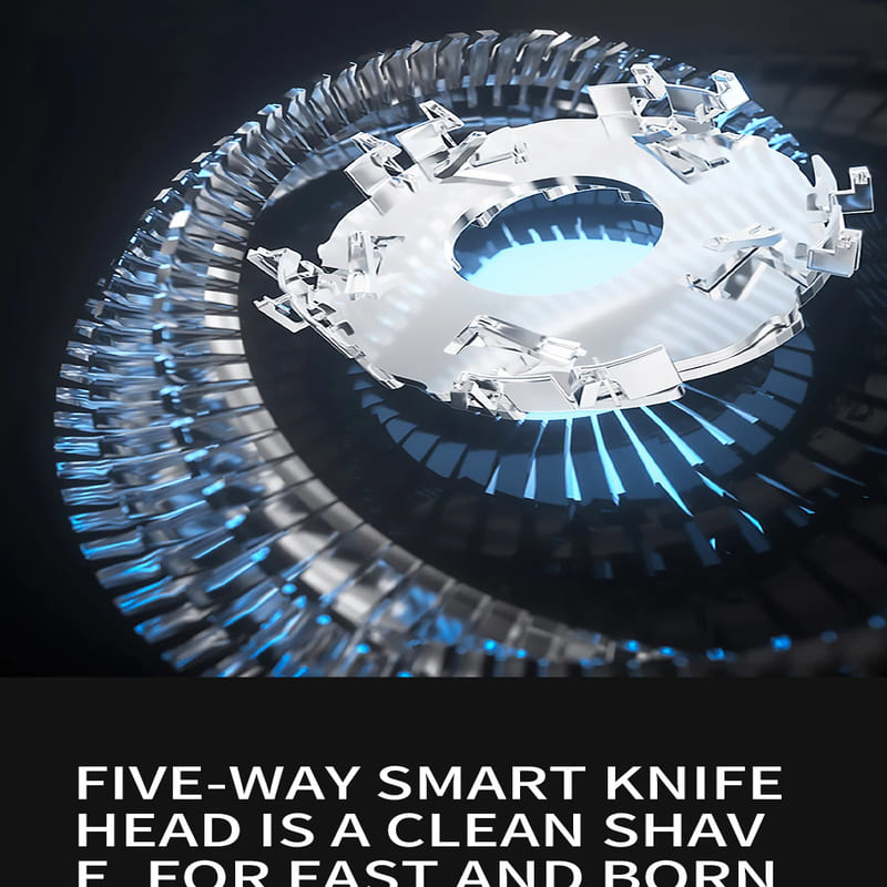 Original VGR Portable Three-head Floating Shaver Digital Display Electric Shaver Rechargeable Shaver Household Full Body Wash Home Razor Shaver V-318