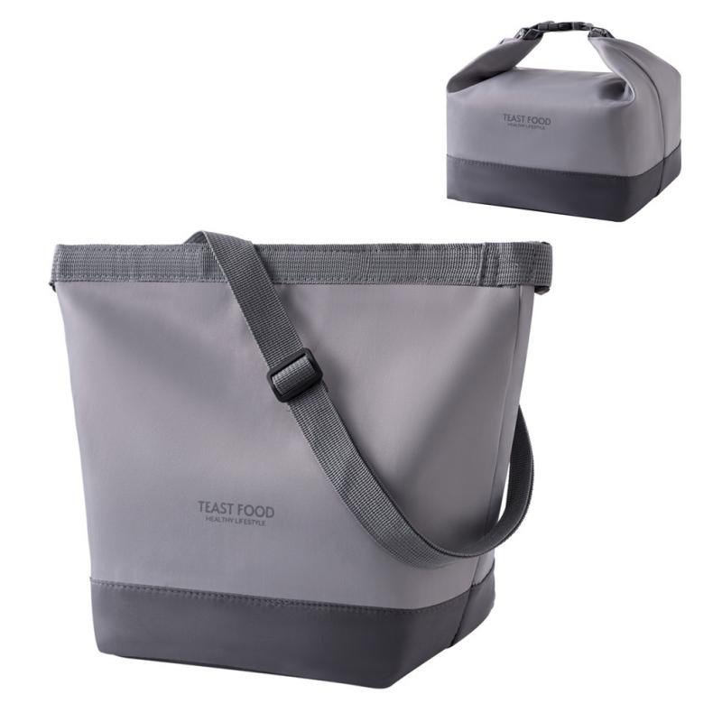Portable Lunch Bag with Buckle Durable Insulated Lunch Box Tote Cooler Handbag Thermal Bento Pouch Food Carrier Shoulder Bags