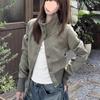 High-Quality American Retro Slimming Jacket: Casual, Versatile, Fashionable, Body-Fitting Design for Spring, Autumn, and Winter