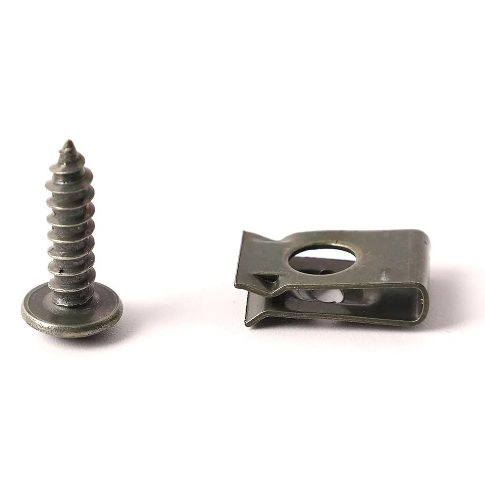 Self-Tapping Screws U-Type Clip Corrosion Resistant Trim Panel Fastener  Car Auto Parts