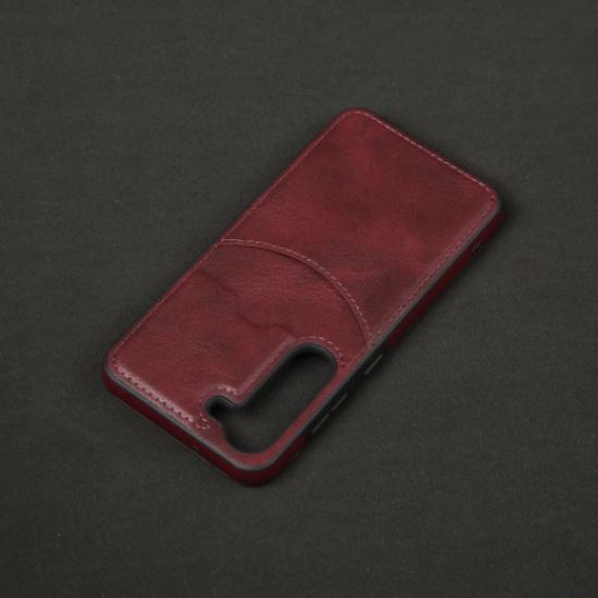 

Кожаный чехол для телефона Samsung Galaxy 24ultra-Soft противоударный чехол-держатель для карт для S24/S23/S22/S24plus/S23plus/S22plus/S24uitra/S23uitra/S22uitra Samsung S24uitra вино красного
