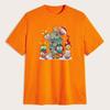 Iron-On Transfers For Clothing Cartoon Owls Trees Heat Transfer T-Shirt Jeans Iron On Patches Diy Thermal Stickers Christmas Gift