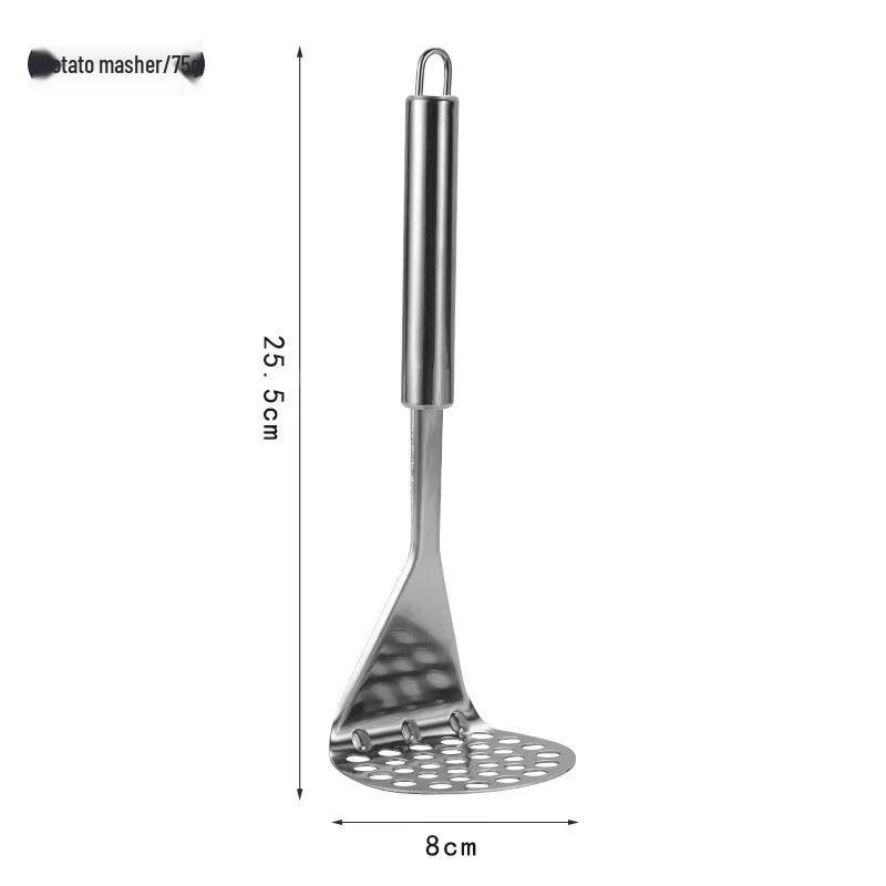 Stainless Steel Wave Potato Masher - Multi-functional Manual Kitchen Tool