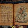 Green Book Faux Leather Design Elaborate Layout Spell Information Colorful Illustration Collection Charmed Book of Shadows Home Supply