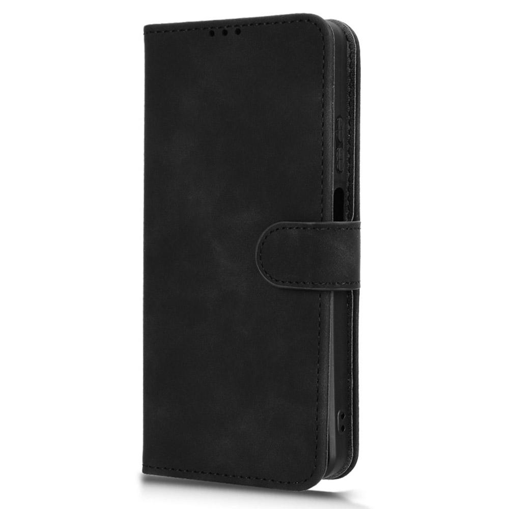 Pentru ZTE Blade V70 Max Husă de Piele Senzație la Piele Anti-Cădere Portofel Husă Telefon Flip