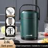 Winter Stainless Steel Insulated Multi-layer Lunch Box - Portable, Large Capacity, Keeps Food Hot for 24 Hours, Perfect for Home or Office.