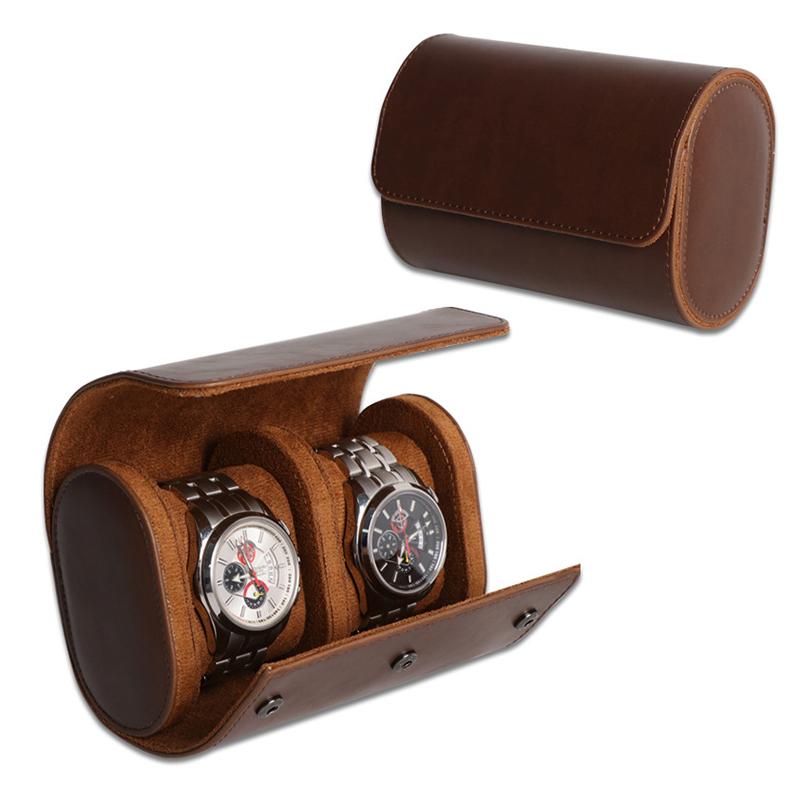 Watch Packaging Box Storage Car Sewing Pu Leather Watch Leather Box Fixed Eather Bag