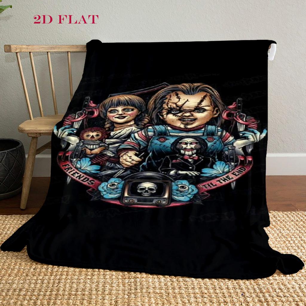 Chucky's Deadly Return blanket Soft and comfortable Home Decor Outdoor plush blanket bedroom Christmas gifts