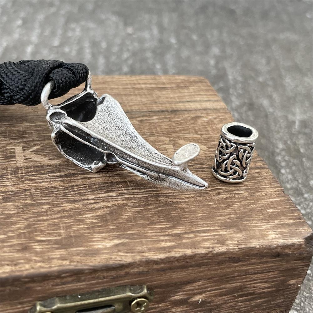 Retro Viking Odin Raven Schedel Armband Mannen Vrouwen Gotisch Diy Trinity Draak Kralen Wicca Sieraden Accessoires