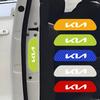 MYMX8 4PCS Car Door Sticker Safety Warning Reflective Mark For KIA Rio Ceed Sportage Cerato Soul