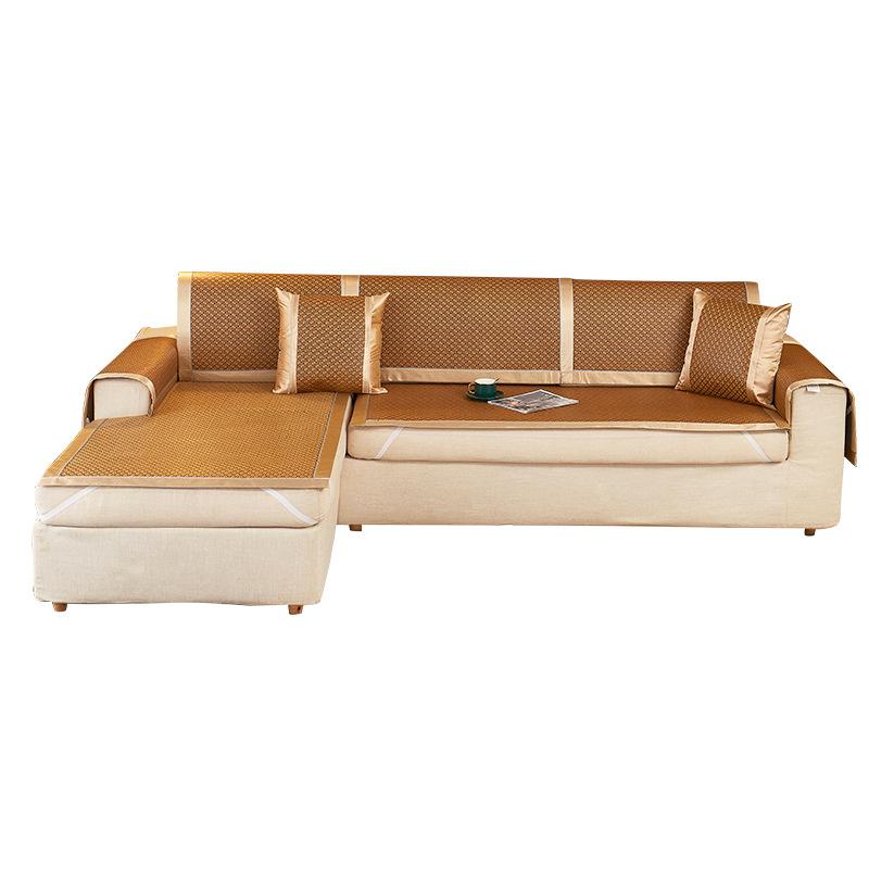 Summer Rattan Mat Sofa Cushion Universal In All Seasons  New Simple Modern Non-Slip Seat Cushion Summer Cover Towel