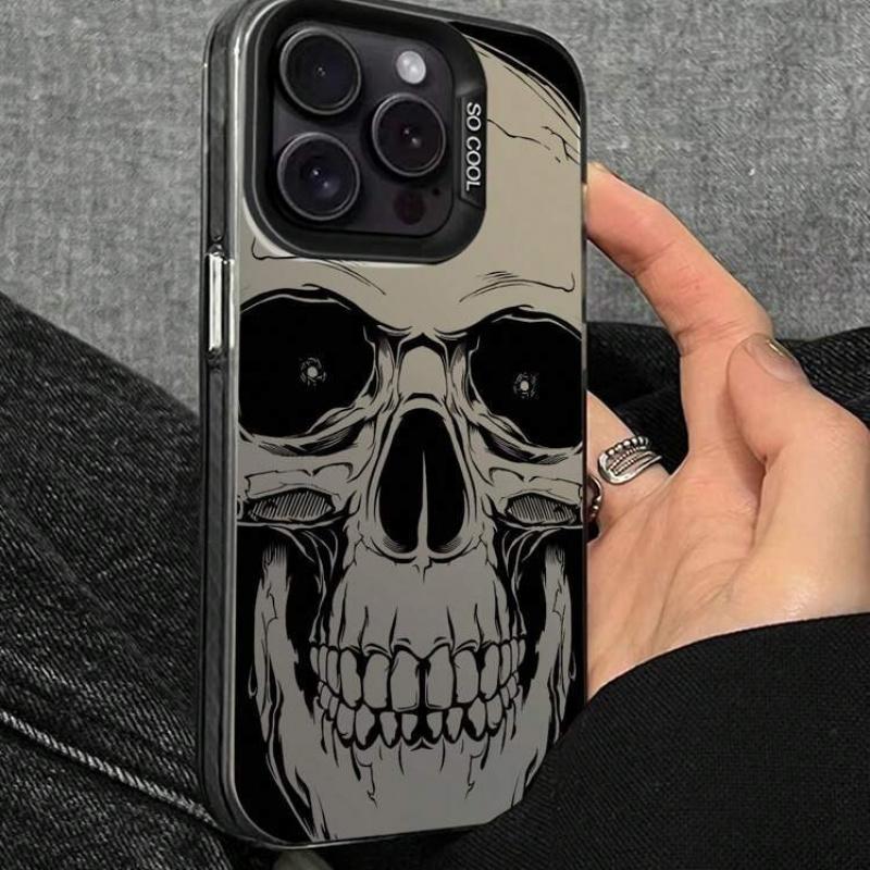 Skull Graphic Phone Case for Iphone 16 15 14 13 12 11 X XR Xs SE2 SE 8 7 Plus Pro Max Mini Silicone Back Cover
