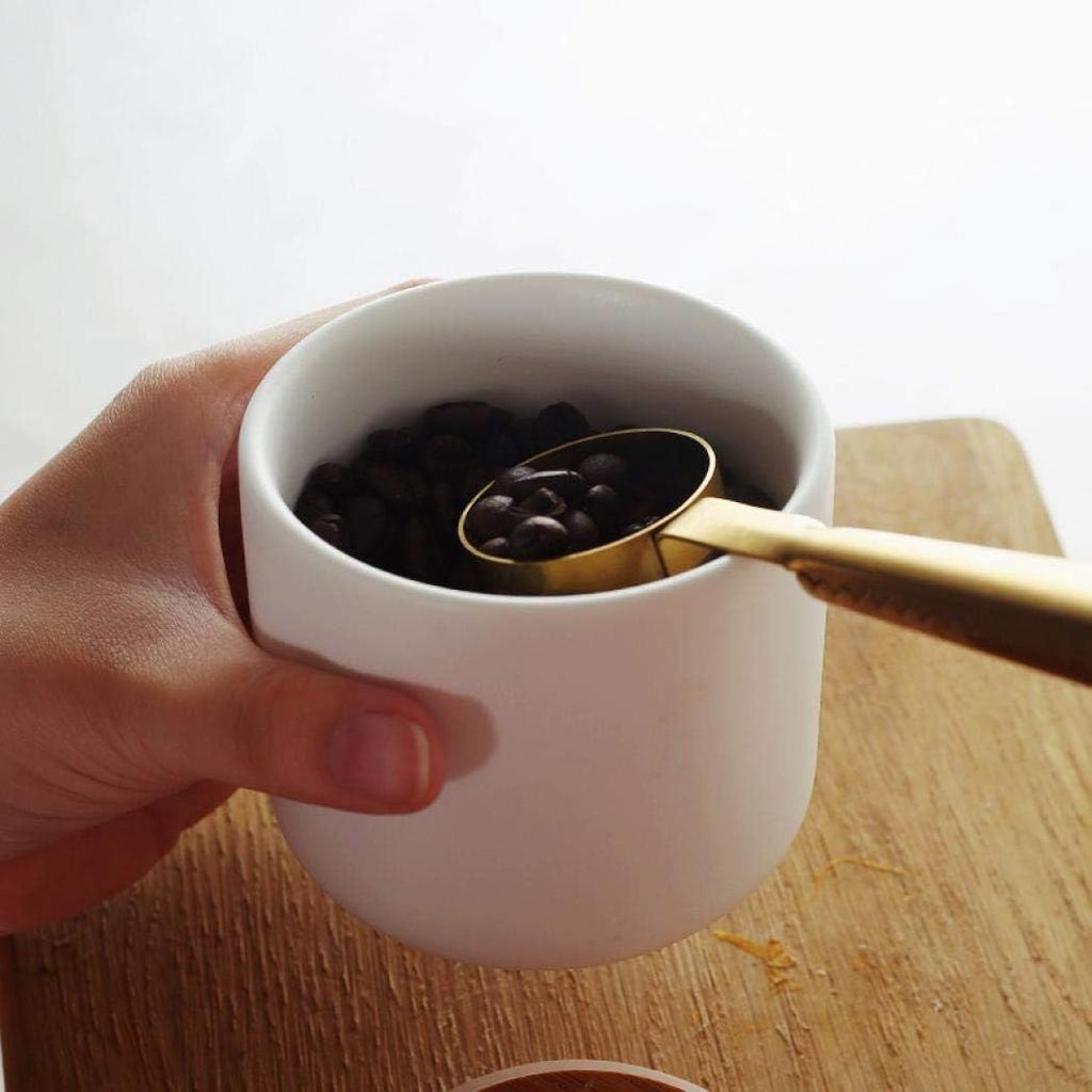 MilkyWay Food Storage Jar Strong Ceramic Storage Canisters with Airtight Seal Bamboo Lid Modern Design Seal Damp-Proof Kitchen Jar for Coffee, Tea,