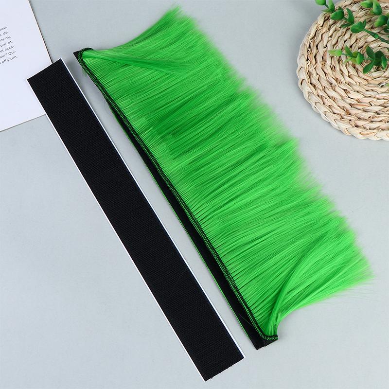 Punk Mohawk Synthetic Wigs Colorful Helmet Decorations For Motorcycle Bicycle Accessories Reusable Hair Stylish Riders