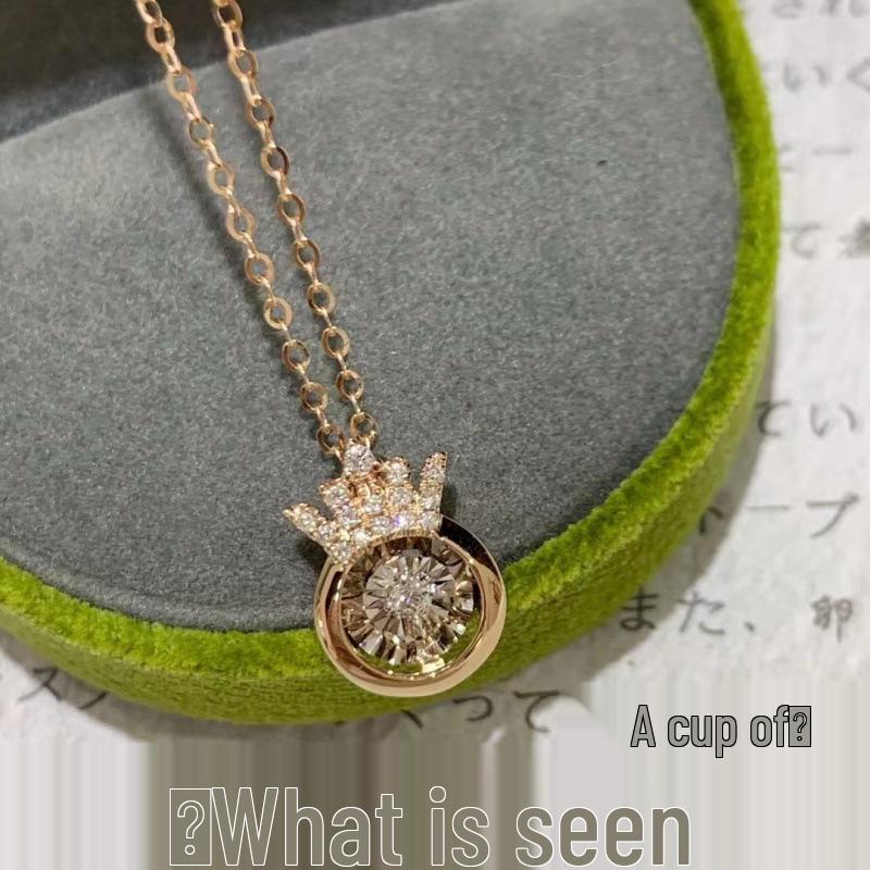 New Crown Necklace: Simple & Stylish Women s Clavicle Accessory - Versatile Qixi Festival Gift