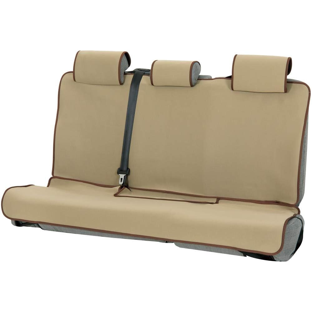 Bonform Seat Cover Waterproof Deodorizing Antibacterial for Rear Seats Beige 4025-28BE