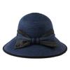Straw Plaited Hat Sweet Bow Large Brim Womens Sunshade Fisherman Hatscaps