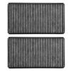 2pcs Cabin Air Filter Set For E60 528i 535i 535xi 545i 550i 650i M5 M6