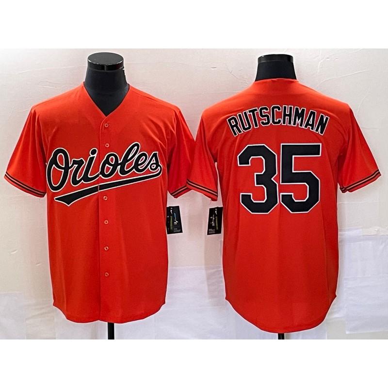 Baltimore Orioles Baseball Jersey 2 35 Rutschman Striped Sports Shirt Men