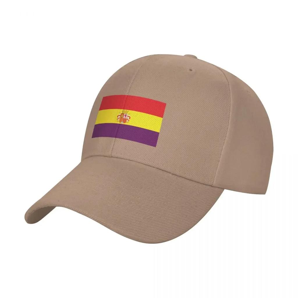 New Spanish Republican Flag Baseball Cap Custom Golf Hat Luxury Women Cap Unisex Womens