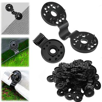 50/30/20/10 st Solskyddsnätklämma Solskyddsnätfästklämma Växthusskyddsduk Tyg Fixeringsklämma Plastgenomföring Staket Nätkrok