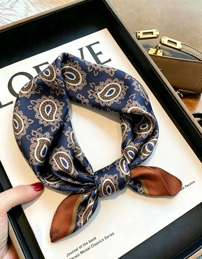 [111 Mulberry Silk] Silk Silk Scarf Spring Fashion Versatile Silk Square Scarf High-end Scarf Women