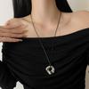 Minimalist Water Drop Long Necklace for Women - Light Luxury Clavicle Chain Accessory