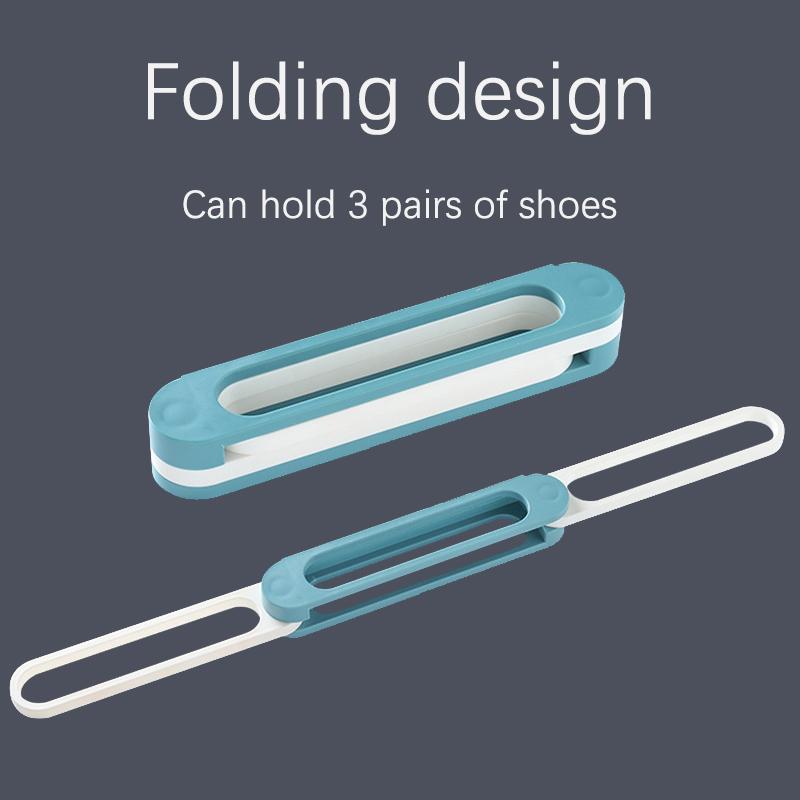 4pcs Wall Mounted Shoes Rack Space Saving Slippers Storage Holder Folding Bathroom Towel Rack Bathroom Accessories