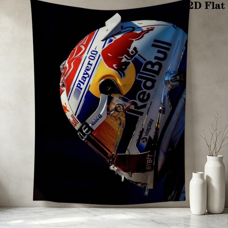 Max Verstappen Wall Tapestry Aesthetic Wall Hanging Printed Fabric Blanket Decorative Tapestries for Bedroom Living Room Home Decor